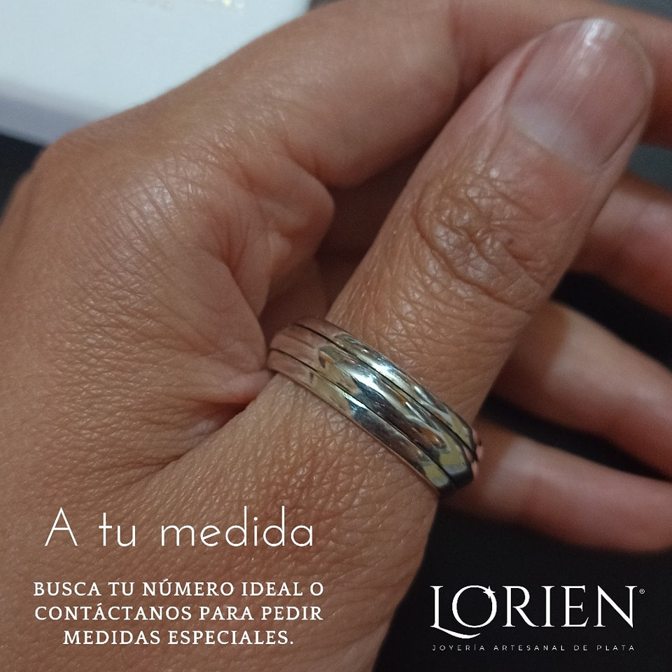 Anillo "Infinity" antiestrés de plata 925